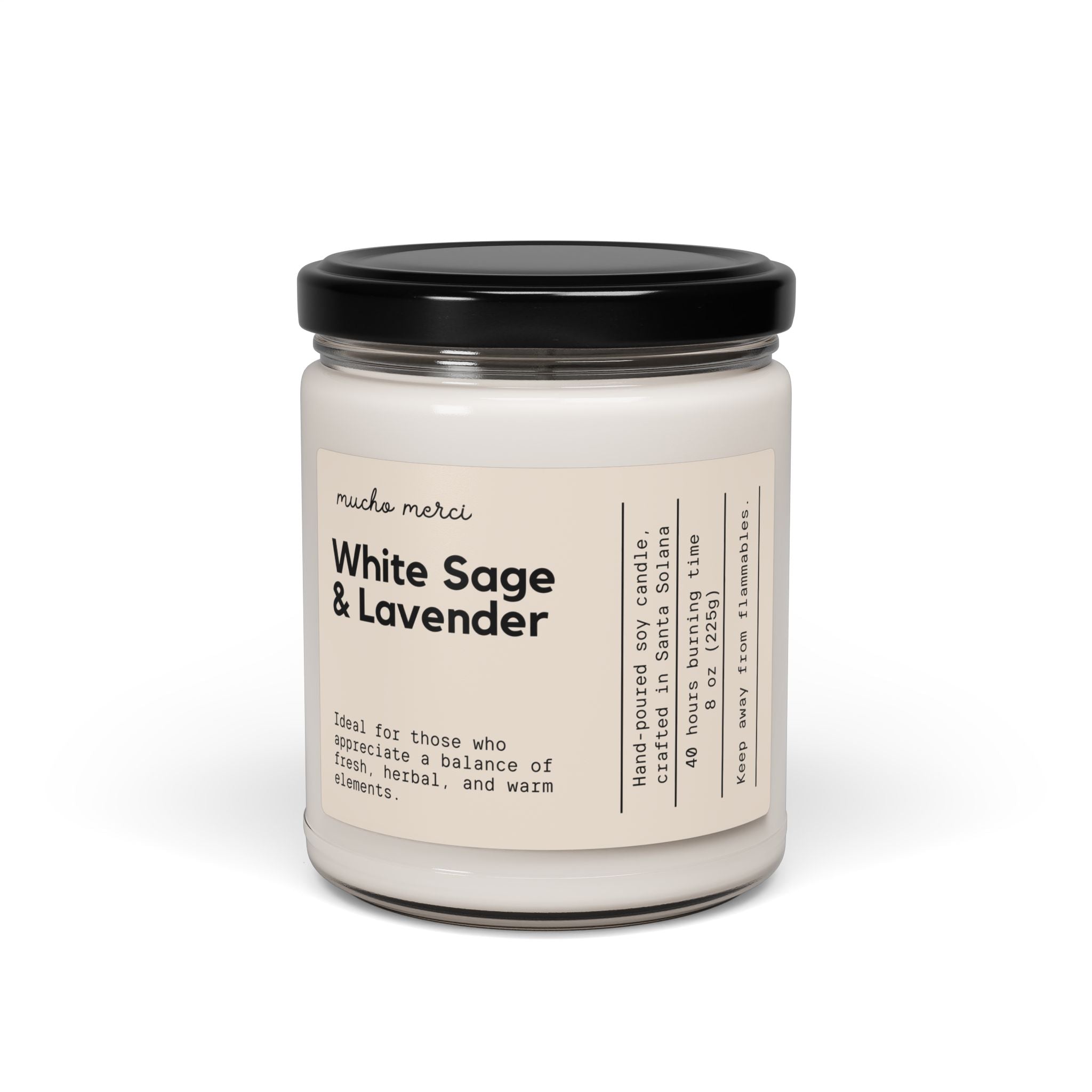 White Sage & Lavender Candle