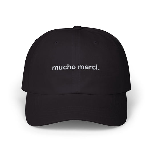 Mucho Merci Hat - Black