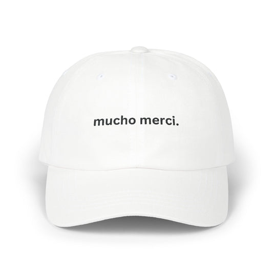 Mucho Merci Hat - White