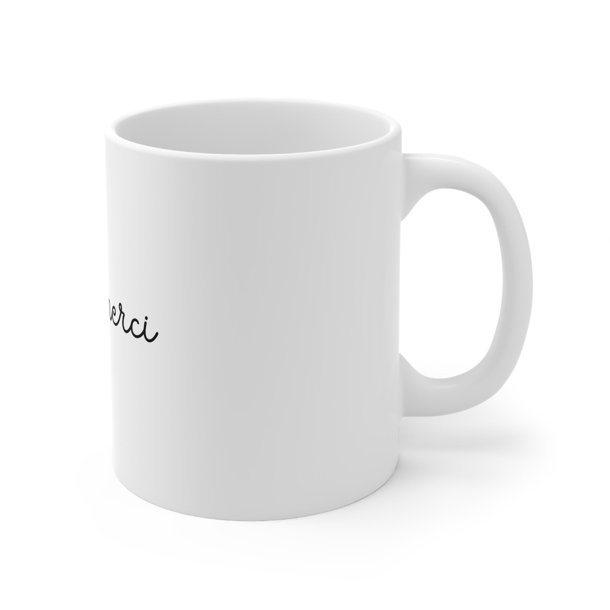 Mucho Merci Logo Mug