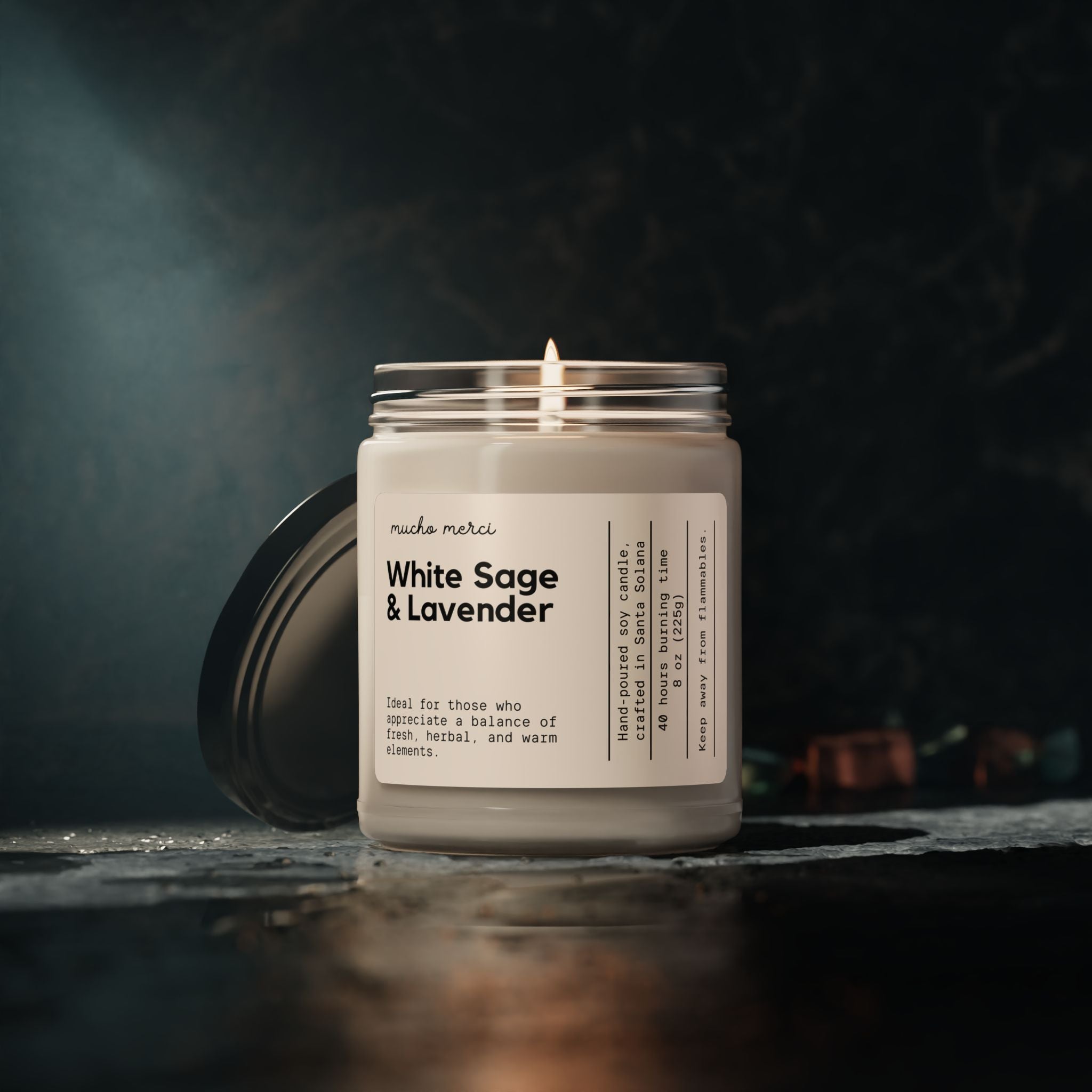 White Sage & Lavender Candle