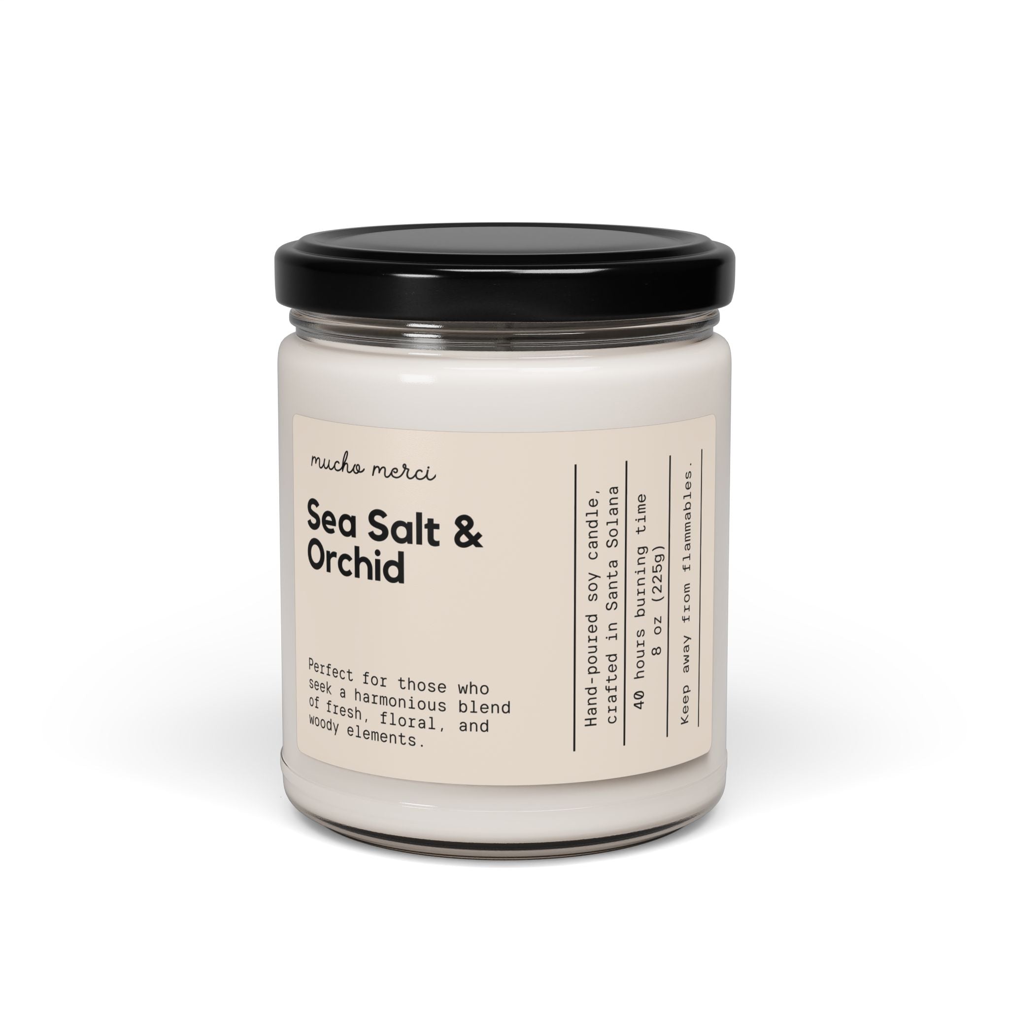 Sea Salt & Orchid Candle